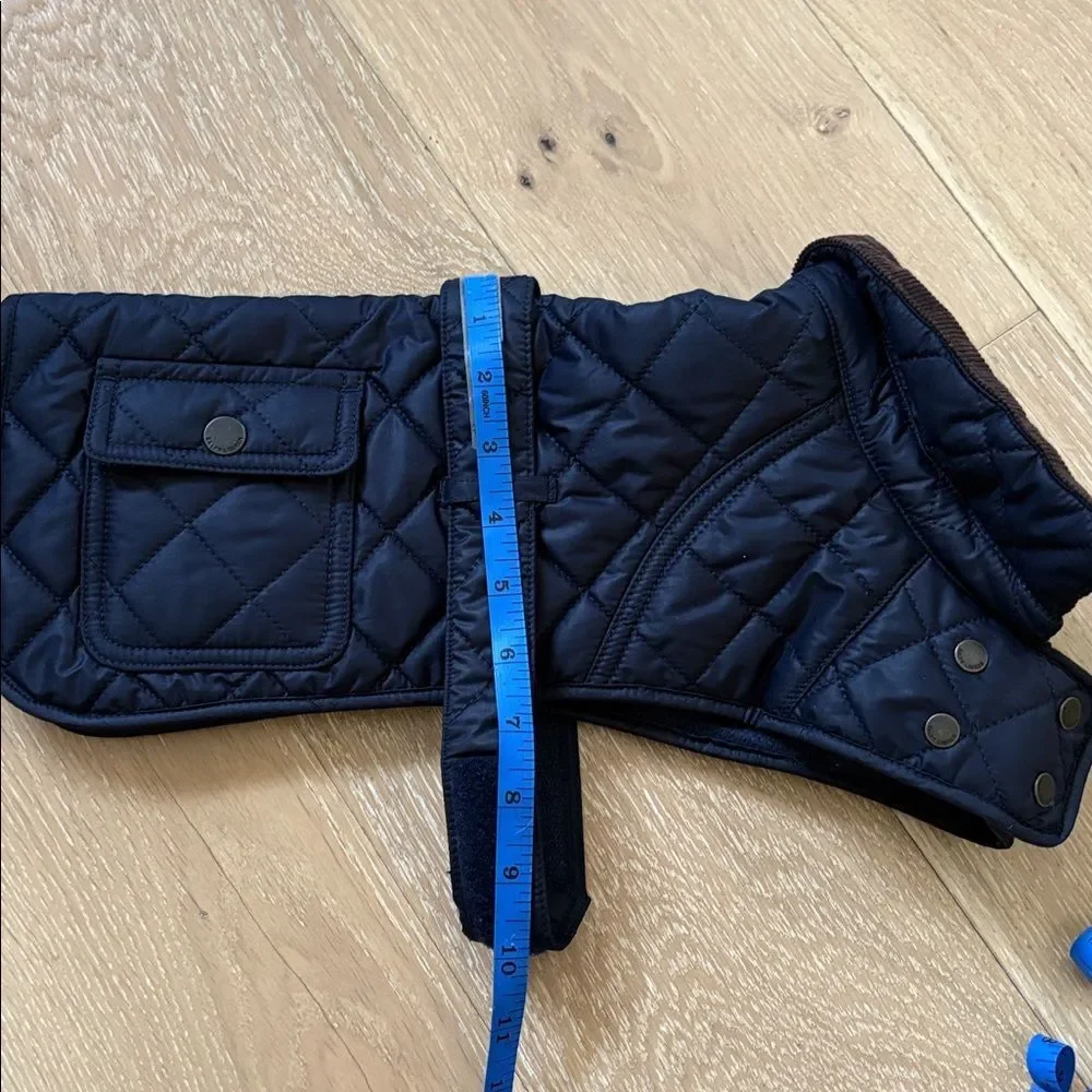 Ralph Lauren Fleece-Lined Dog Quilted Barn Jacket Sz L